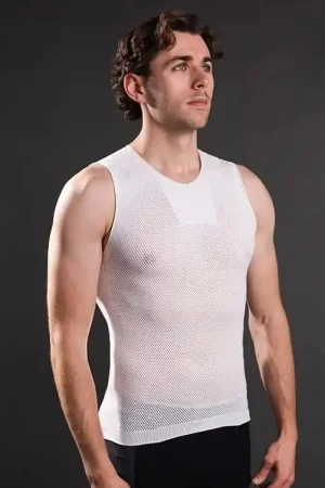 Voordeelprijs Megmeister Drynamo Sleeveless Base Layer White