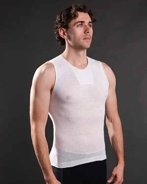 Voordeelprijs Megmeister Drynamo Sleeveless Base Layer White