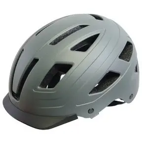 Laatste Versie Qtcycletech Qt cycle tech helm urban style mat grijs maat m 54-58 cm 2810386