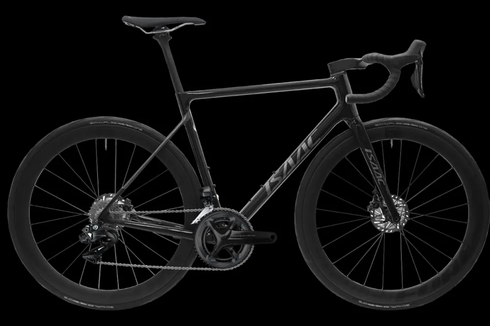 Goedkoop Isaac Element Rival Etap AXS Crystal Chrome Black Heren 2025