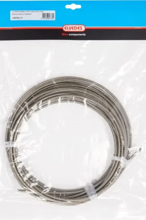 Elvedes Rem buitenk 5mm zilver (10m)titan.gevlocht.182040-10 Alleen Vandaag