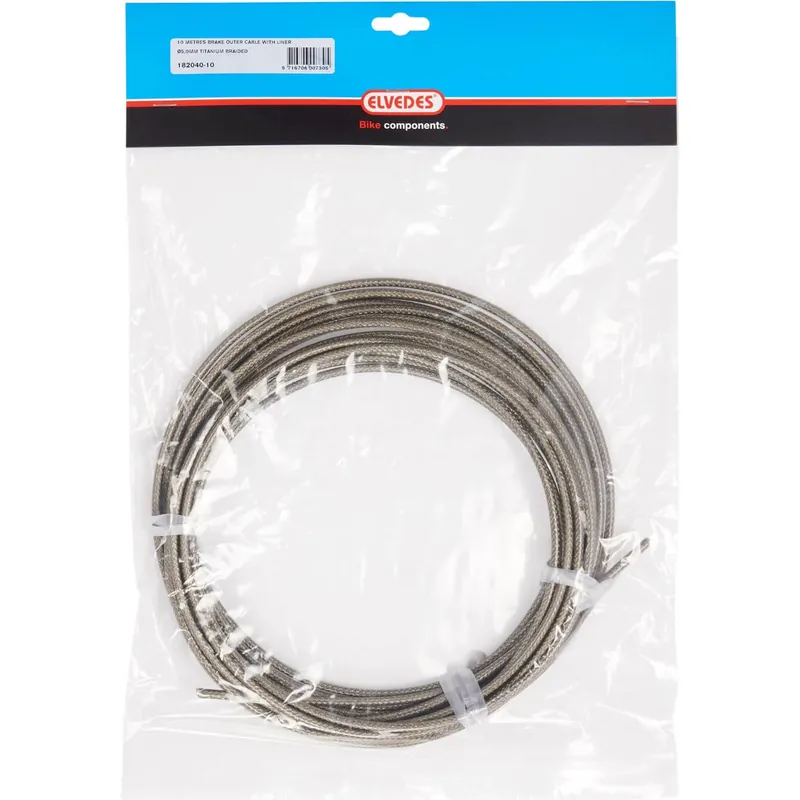 Elvedes Rem buitenk 5mm zilver (10m)titan.gevlocht.182040-10 Alleen Vandaag
