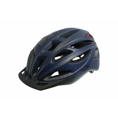 Koop Vandaag Qtcycletech Qt cycle tech helm urban 58-62 cm mat Blauww led verlichting 2810379