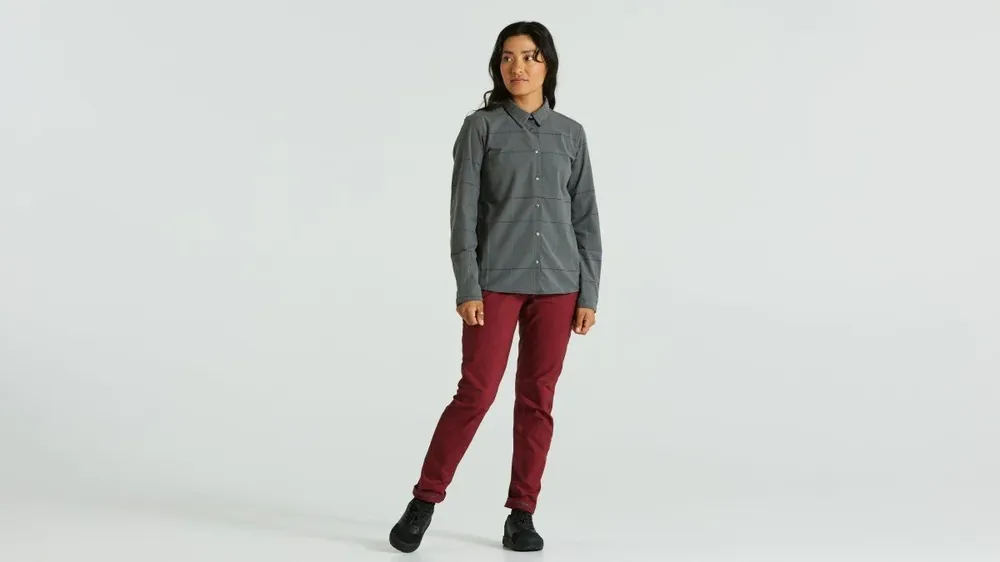 Koop Online Fjällräven Rider’s Flannel Shirt women Gry Flag XS