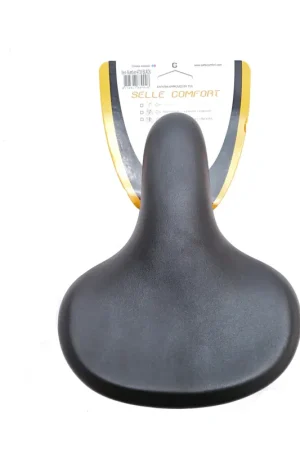 Betrouwbaar Selle comfort Comfort urban junior kinderzadel met hangveren, zwart.