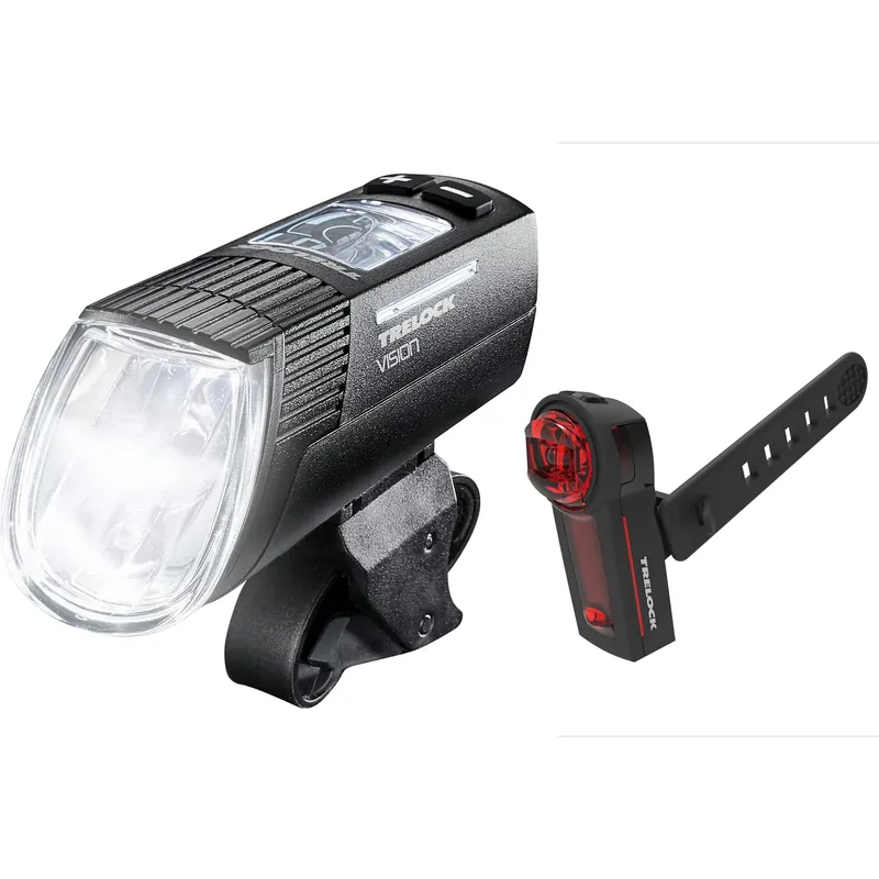 Trelock verlichtings set Vision LS 760 I-GO rem 100 lux Shop Nu
