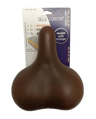 Selle comfort zadel catana bruin memory foam Aanbieding