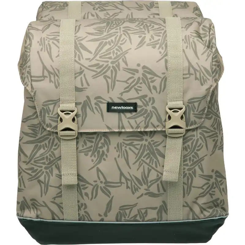 Speciale Aanbieding New Looxs fietstas dubbel Alba bamboo sand MIK 42L