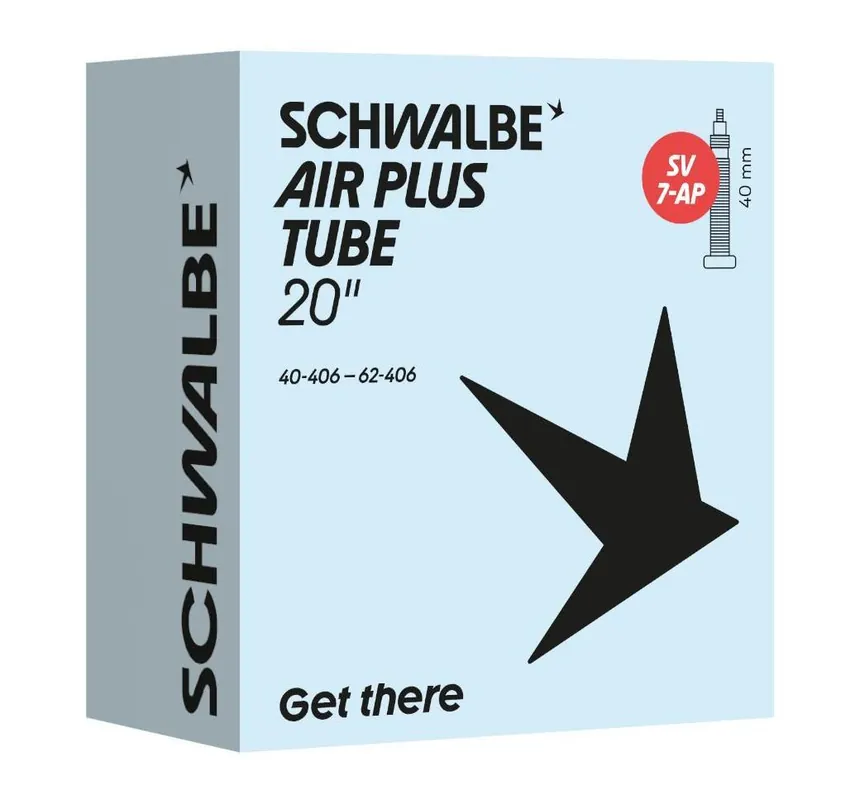 Rechtstreeks Van De Fabrikant Schwalbe binnenband SV7 Air Plus 20 inch 40/62-406 fv 40mm