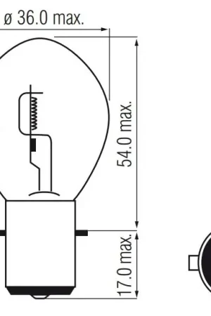 Lage Prijs Bosma Lamp 12V-45 40W BA20D