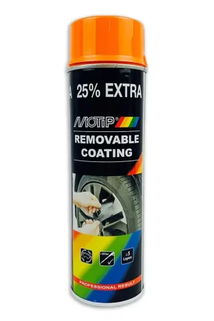 Goedkoop Motip verwijderbare coating oranje