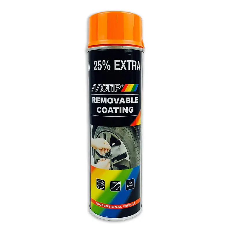 Goedkoop Motip verwijderbare coating oranje
