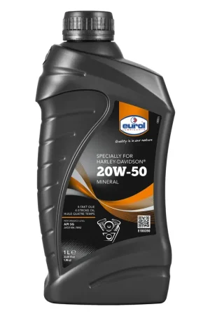 Favoriet Eurol Harley Davidson SAE 20W50 1-liter API SG CD
