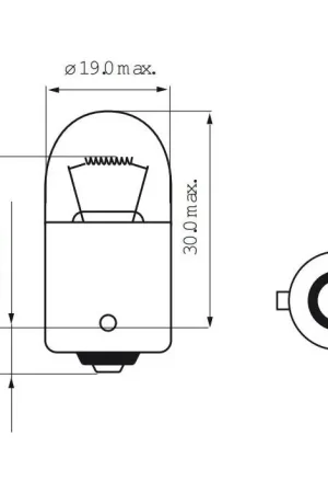 Lage Kosten Bosma Lamp 6V-10W BA15S