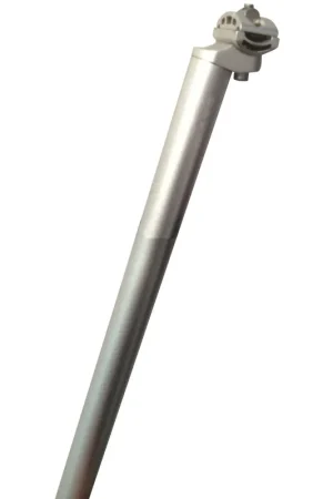 Zadelpen vast 25,4mm x 600mm aluminium zilver Tijdelijk Beschikbaar