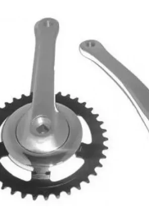 Qt cycle tech 0702775 crankset nexus 38t 3 32 aluminium Gecertificeerd