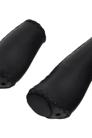 Qtcycletech Qt cycle tech handvat set leer 135 95 mm ergo schroefb blister 0502153 Goedkoop