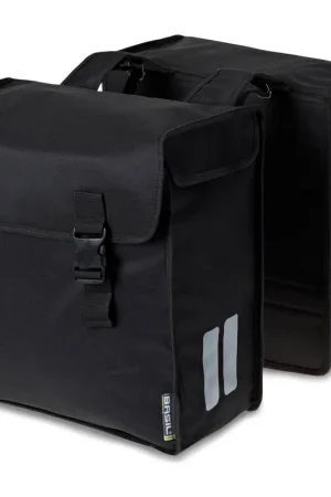 Aanbieding Basil fietstas dubbel Mara 3XL zwart 52L