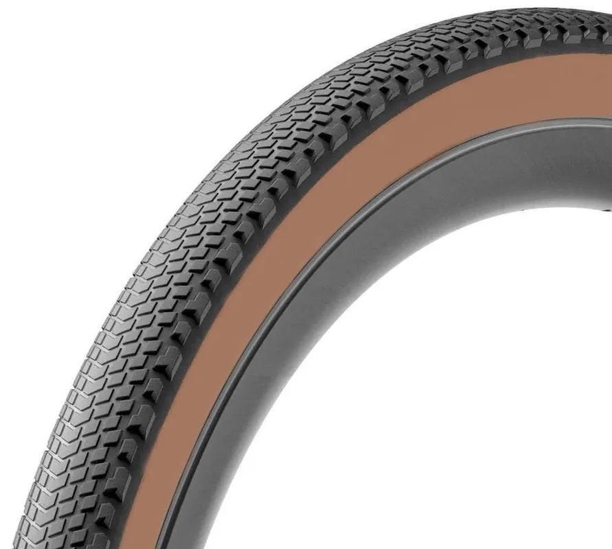 Beste Prijs Deli tire gravel sa-300 37-622 700x35c zwart-bruin met reflectie