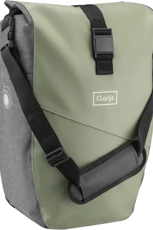 Clarijs fietstas solobag 24L olijf-grijs Goedkoop