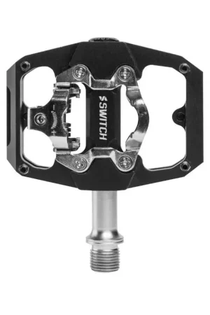 Laatste Kans Switch Paar pedalen gravel - plate automatique ou standard alu Cnc (Shimano Spd)