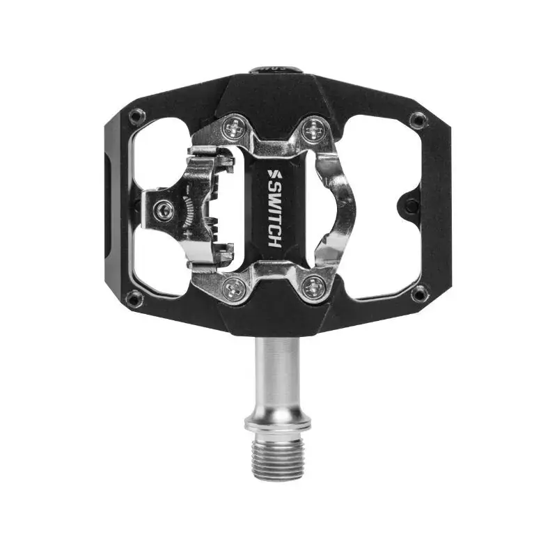 Laatste Kans Switch Paar pedalen gravel - plate automatique ou standard alu Cnc (Shimano Spd)