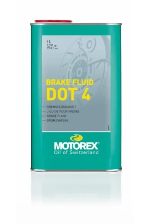 Motorex Remvloeistof plastic fles DOT 4 Laatste Versie