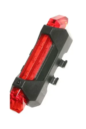 Laatste Versie P2R 5 leds 2 functies usb achterlicht op zadelpen of seatstays